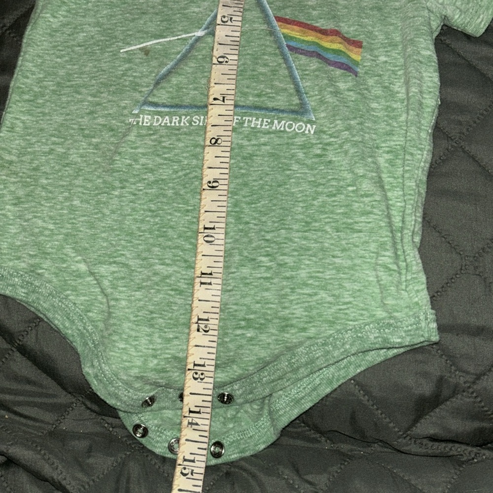 Pink Floyd 12m onesie THE DARK SIDE OF THE MOON light green 2016 music 1967 - Picture 4 of 9